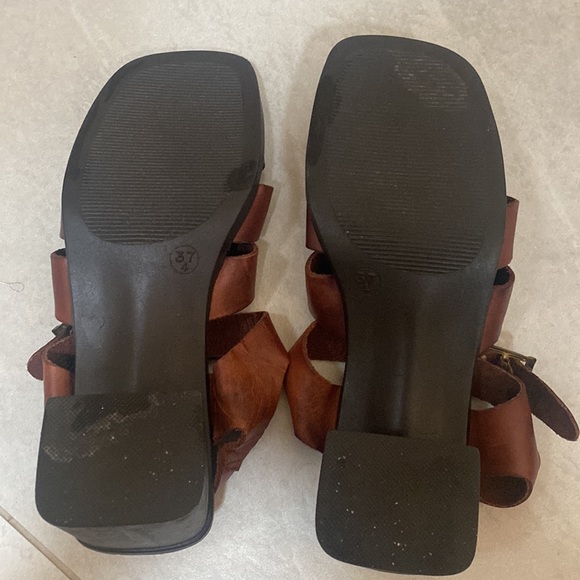 Italian leather sandals - Picture 4 of 8